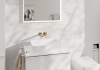 Hansgrohe Tecturis E Jednouchwytowa bateria umywalkowa ścienna podtynkowa z wylewką 22,5cm brąz szczotkowany 73051140